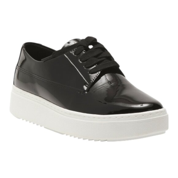 Frank & Eileen Shoes - EILEEN FISHER Patent Leather Prop Sneakers size 7 Black